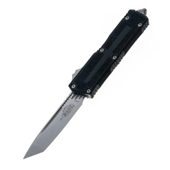 Microtech Scarab II Gen III T/E Stonewash OTF Knife Black – 1279-10